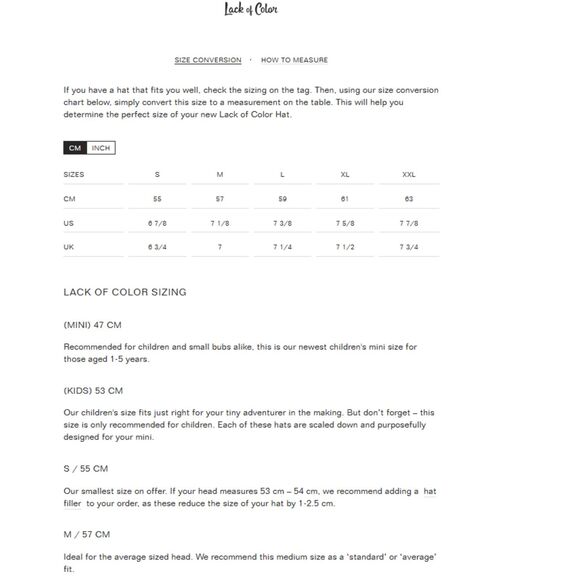 Lack of Color Rancher Hat Wool Grey Gray 56 CM - Picture 9 of 9